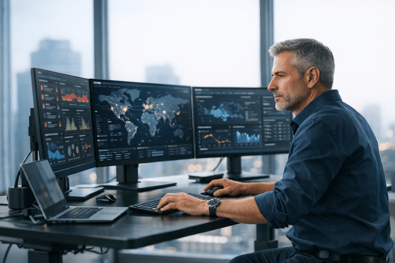 Security leadership reviewing credential threat intelligence