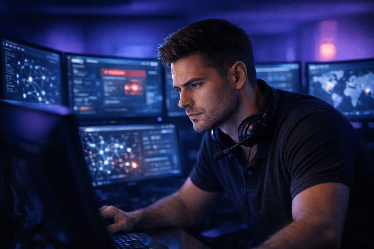 SOC analyst responding to credential harvesting alert